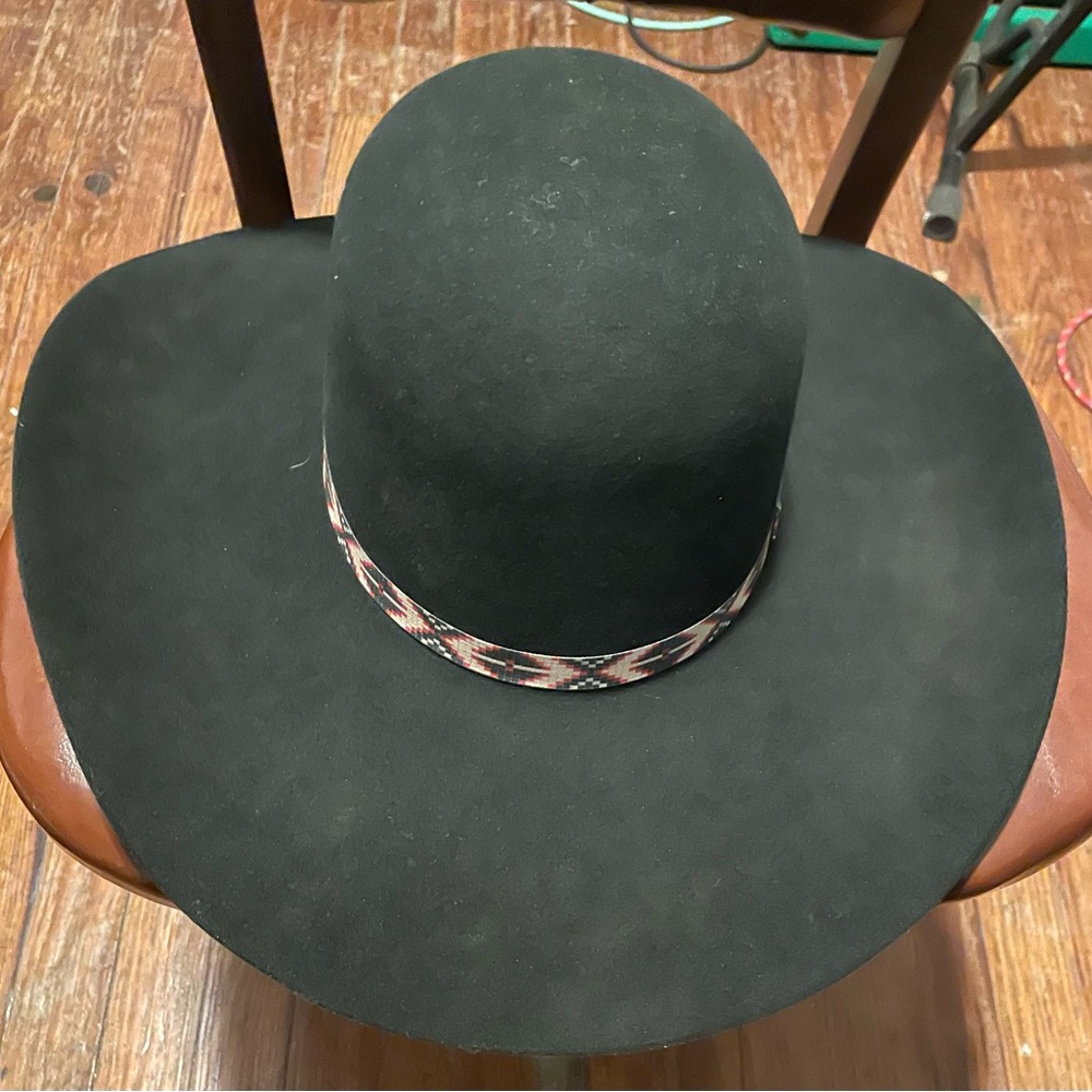 7 3/8 Resistol black cowboy hat